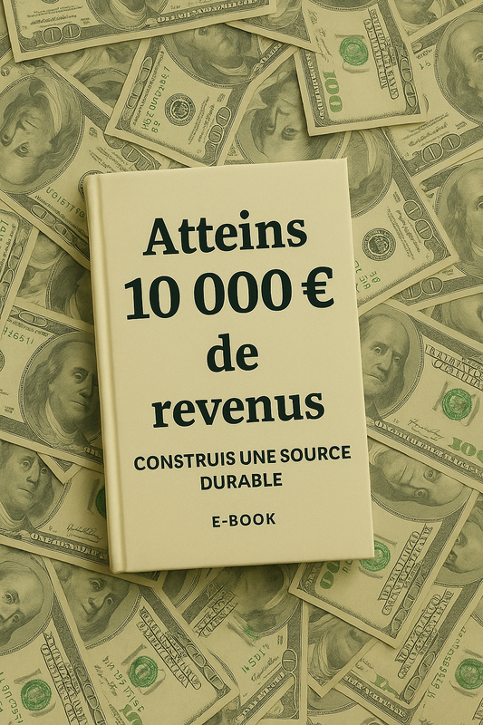 Atteins 10 000 € de Revenus : Construis Une Source Durable pour les Années à Venir